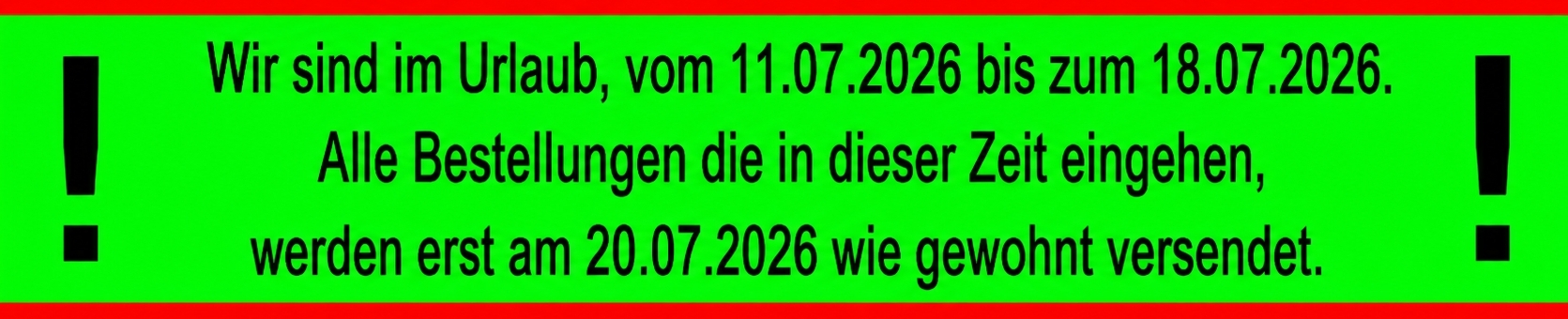 Urlaub