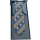 Krawatte mit Tauben-Motiv 5,5 cm schwarz_braun_blau