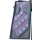 Krawatte mit Tauben-Motiv 8 cm grau_violett_bordo