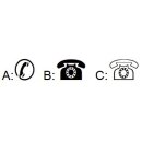 1-zeilig oder 2-zeilige + Telefonzeichen + Fortlaufende Nummerierung - Taubenringe mit Lasergravur aus Kunststoff