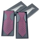 Krawatte mit Tauben-Motiv